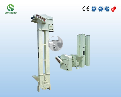 Pirinç Değirmeni için 0.75Kw 220V Dikey Tahıl Makineleri Tahıl Kepçe Asansör