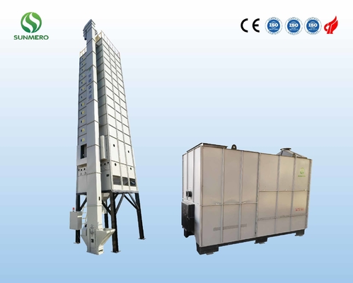 120 Ton/Toplu Akıllı Pirinç Kurutma Makinesi 5.5kW Kabuk Yakıcılı