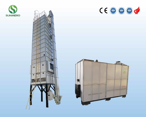 120 Ton/Toplu Akıllı Pirinç Kurutma Makinesi 5.5kW Kabuk Yakıcılı