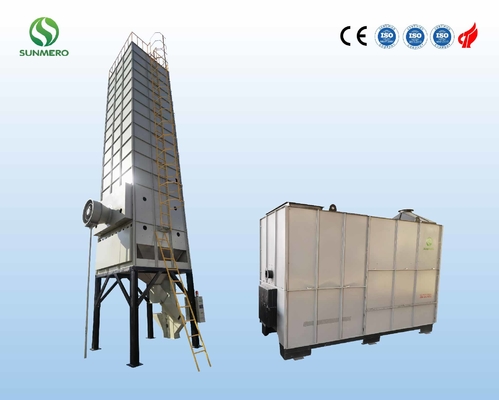 Pirinç Değirmencileri İçin Çok Amaçlı 120 Ton/Toplu Çeltik Tahıl Kurutma Makinesi