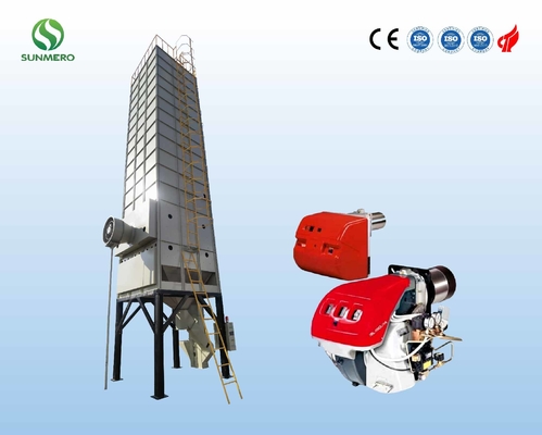 Hindistan Çiftçiler için Dolaşım Tipi 20T Fasulye Kurutma Makinesi Mısır Kurutma Makinesi