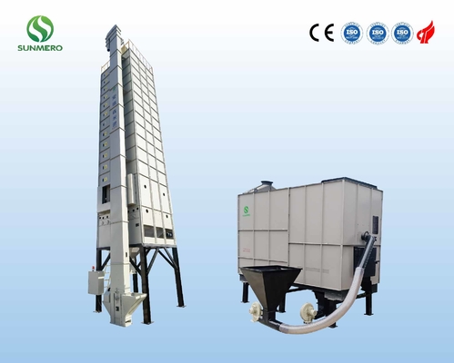Hindistan Çiftçiler için Dolaşım Tipi 20T Fasulye Kurutma Makinesi Mısır Kurutma Makinesi