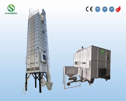 Kabuk Fırınlı 5.5kW 200 Ton Büyük Kapasiteli Çeltik Tahıl Kurutma Makinesi