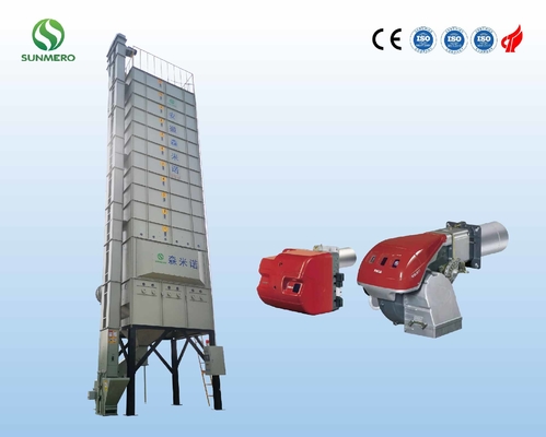 Buğday Tohumu Mısır için 220V 30T Pirinç Değirmeni Kurutucu Pirinç İşleme Ekipmanları