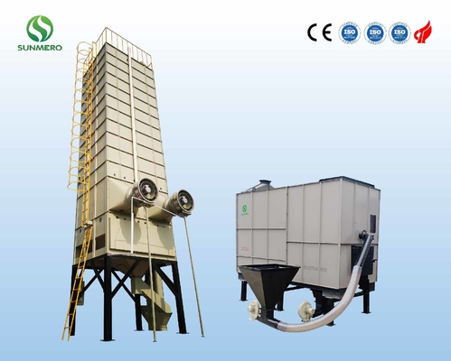 Çeltik Buğday Mısır Fasulyesi için 380V Mısır Tahıl Kurutucu 22ton