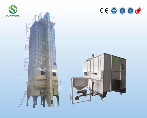 Dikey Karışık Akışlı Tahıl Kurutucu Pirinç İşleme Ekipmanları 50ton / Parti