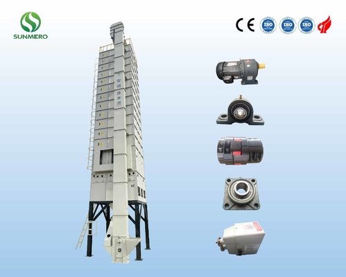 ISO9001 Onaylı Dikey Tahıl Kurutucu Elektrikli Tarım Ekipmanları 15 Ton