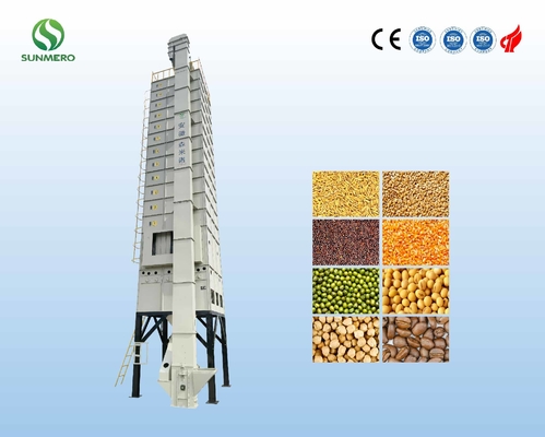 Toplu Pirinç Tahıl Kurutucu Başına 13500KG, Devridaimli Toplu Kurutucu 11m Yükseklik