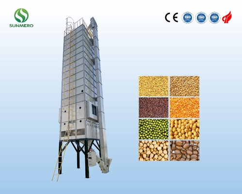 ISO14001 Onaylı 15T Otomatik Pirinç Tahıl Kurutucu Shivers Tahıl Kurutma Sistemi