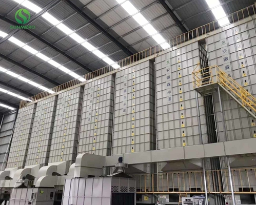 Vietnam Pirinç Değirmencileri için Toplu Tahıl Kurutma Makinesi Başına ISO18001 180ton