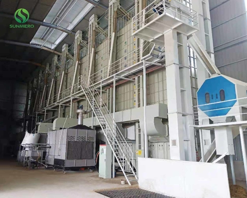 Pirinç İşleme Tesisi için Saatte 3Kw Tahıl Makineleri Pirinç Kurutma Makinesi 8ton